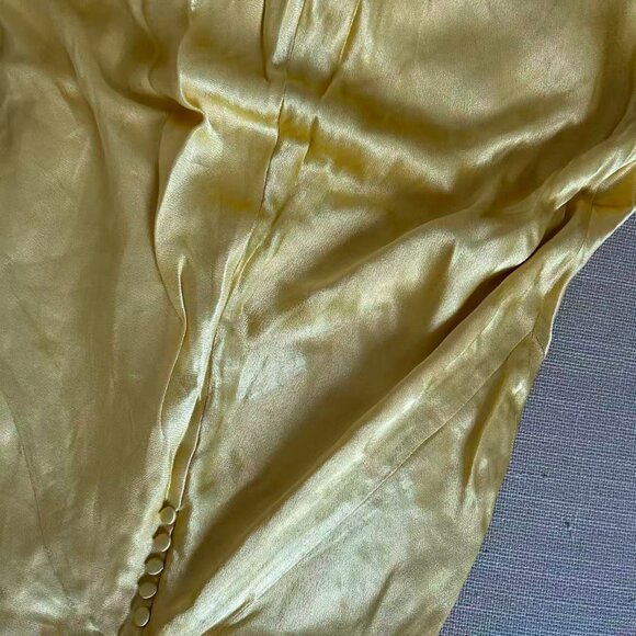 BEST Bardot Yve Halter Maxi Dress US2/XSmall Tuscan Yellow Cocktail - Picture 7 of 8